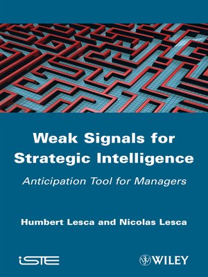 cover image of Weak Signals for Strategic Intelligence